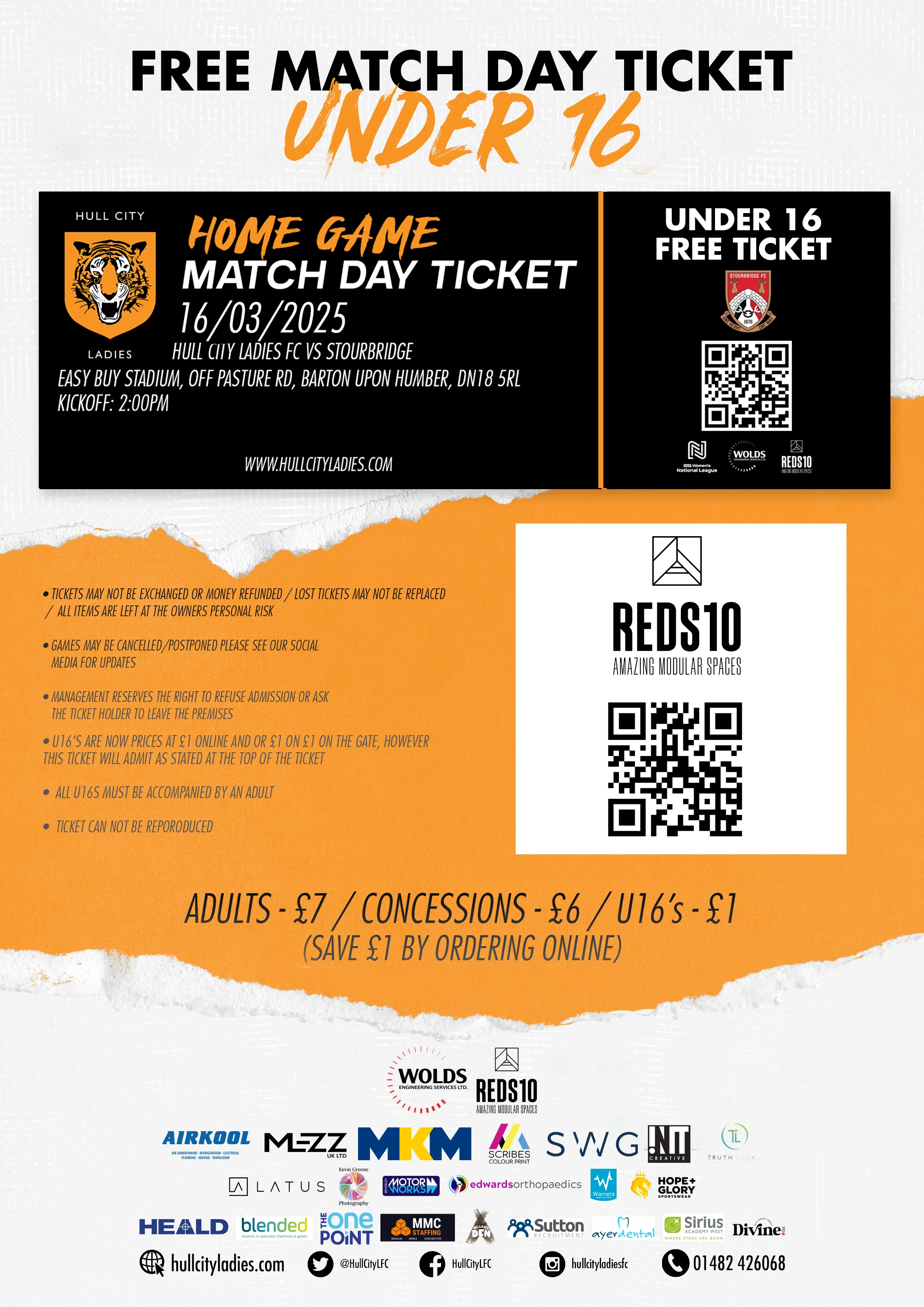 Hull City Ladies ticket offer