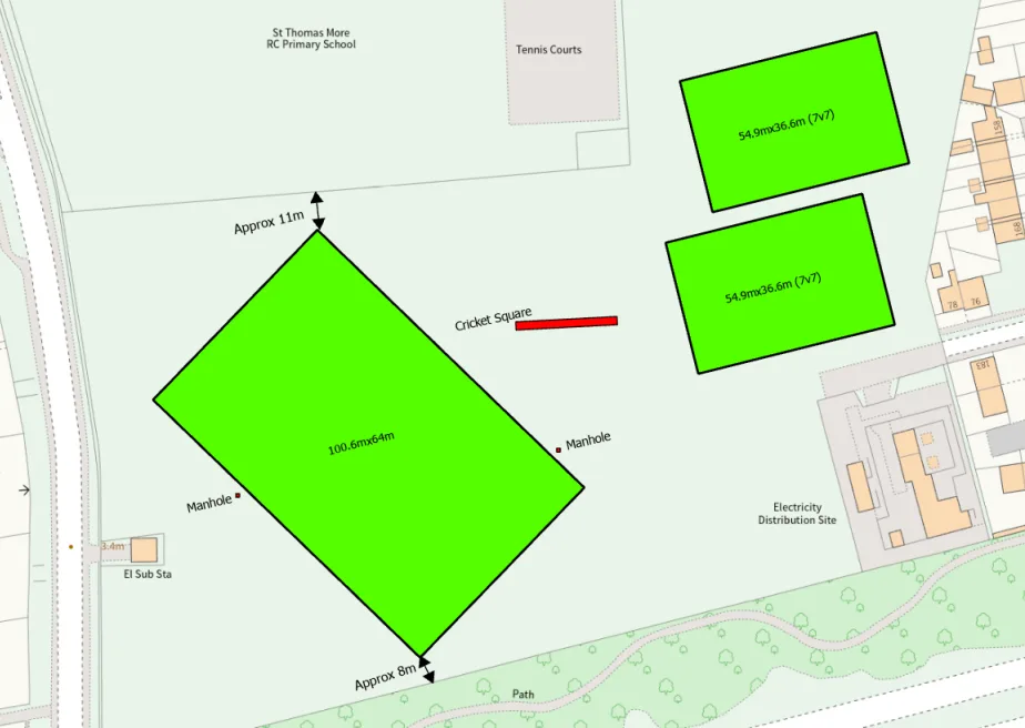 More pitch space at St Thomas More Playing Fields