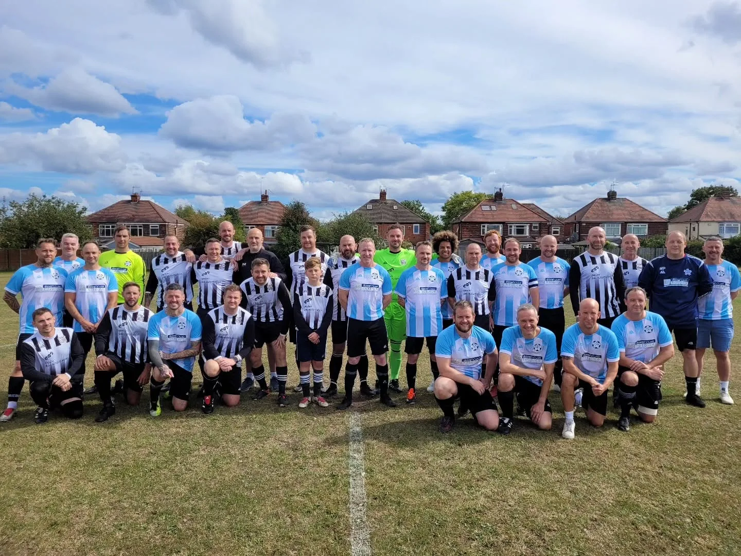 Hessle Rangers veterans squad on a matchday